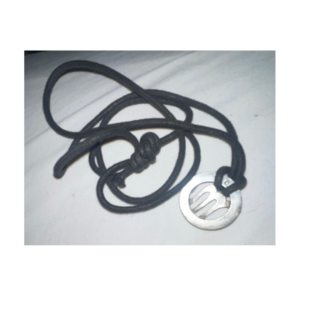 NWOT BLACK CORD SCORPIO PENDANT NECKLACE!